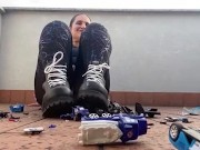 POLICE TOY CAR DESTROYER - Screenshot 9 of 16 - Fetish Foot