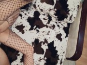 Husband's friend teaches wife sex 14/16