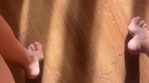 See how much more girl pee