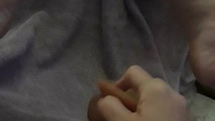 Masterbation with a 8" dildo