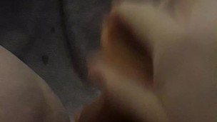 Masterbation with dildo and cum