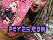 Tattoo goth girl Anuskatzz NEW CALENDAR 2025 now available at psy25 dot com - limited stock 12/16