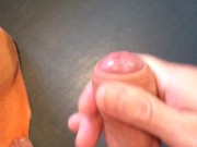 Stroking my Hard Cock until I Cum in a Big Cumshot