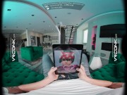 VR Conk Kiriko (Overwatch) With Natural Tits Takes Your Big Dick in Her Slutty Ass in a Cosplay Parody In VR Porn 2/16