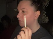 Bed time smoke sesh- full vid going on OF 13/16
