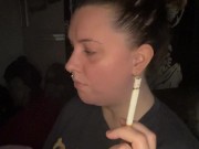 Bed time smoke sesh- full vid going on OF 16/16