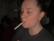 Bed time smoke sesh- full vid going on OF 2/16