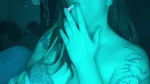 Smoking in bed- full length vid on OF