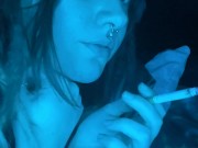 French inhales 💕- full vid on OF 6/16