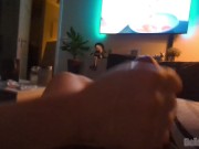 Almost Caught - NetFlix -  Blowjobs & Chill on Parents Sofa (Juicy lousie) 16/16