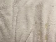 Thick White Cum From Small Dick