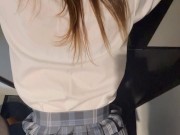 【ハメ撮りJK】アナルビーズと生チンポを同時に挿入された♡気持ちいいから早く中に精子出して♡♡ - Screenshot 2 of 16 - Japanese Wife