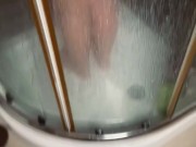 My neighbor surprised me in my shower while I was taking a shower and fucked me! 2/16