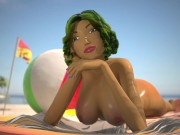 Hot Teen At The Beach Gets Fucked By A Stranger! 2/16