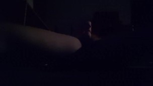 Orgasiming in the dark (lots of wimpering)