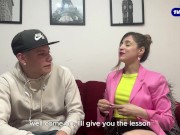 Profesora Particular hace debutar sexualmente a su alumno y le entrega el culo 16/16