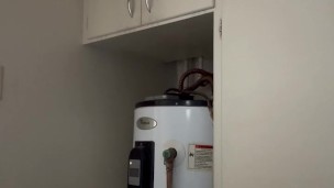 Jerk off in sink to Corrina Kopf