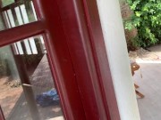 Mis vecinas cachondas se están duchando en el patio. Debo ir allí para verlo de cerca 2/16