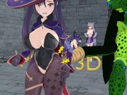 Genshin Mona Breast Expansion 2 [Genshin Impact] - Screenshot 6 of 16 - Big Tits