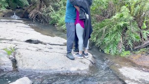 Pretty Indian Couple Making Love in River Side - Desi Outdoor Sex - Risky Sex
