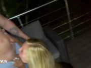 Gangbang with 3 french babes in a penthouse 3/16