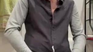 jerking off like crazy hot cumshot