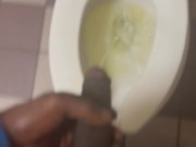 Went to take a PISS and got HORNY •bathroom moan•