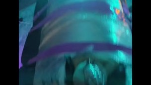 PREVIEW Chastity Cage Blowjob on Bound Male Submissive