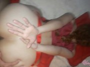 My girlfriend let me fuck her BIG WHITE ASS FOR MY BIRTHDAY 16/16