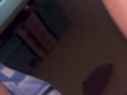 Super nice anal dildo inside my neighbor Frida's anus