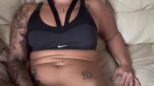 Smoking Girl💨 Playing With ALL Her HOLES😏