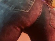 Just a peak of my BUBBLE BUT in Tight JEANS. You will crave for more!