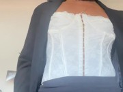 Roleplay bossy domme orders a creampie for a promotion