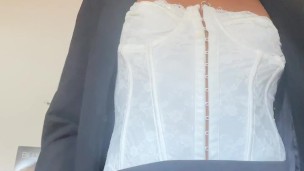 Roleplay bossy domme orders a creampie for a promotion