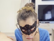Stepsister Blowjob at home