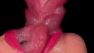 CLOSE UP: BEST Milking MOUTH made You CUM Through the FUNNEL! CUM FEEDING! Sensual BLOWJOB ASMR 4K