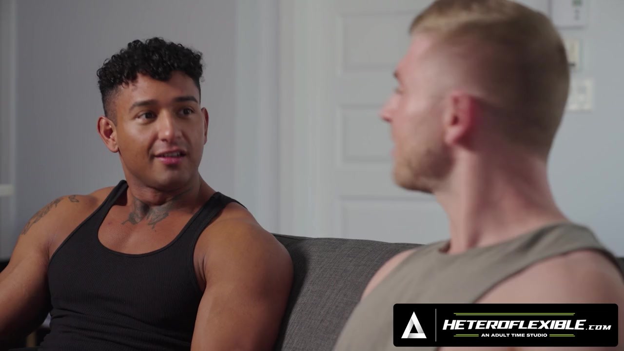 HETEROFLEXIBLE - Str8 Enlisted Military Kenzo Alvarez & Matthew Ellis Learn To Jerk Off Between Boys - Free Sex Video - RedTube