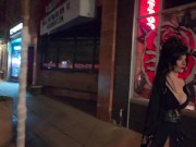 Big Tits Elvira Halloween Public Flashing