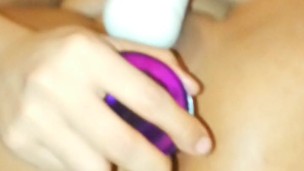 Fucking this tight ass while using a vibrator on my juicy clit