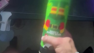 Fucking my homemade pocket pussy while talking dirty