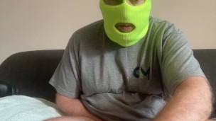 Sucking & Deepthroating a 7 inch & 9 inch black cock dildo