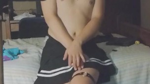 Don't be rude 🥺, it's my first time acting to make you cum ✨| Trans Girl 🏳️‍⚧️