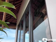 As soon as we got up, she sucked me off and I fucked her. 1/16