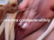 Fast Pussy Rubbing While In The Bathtub