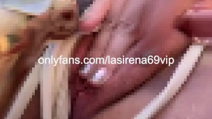 Fast Pussy Rubbing While In The Bathtub