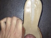 Cum in Neighbor's Slipper