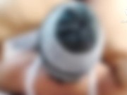 The husband quenched his wife thirst.