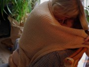 Cuddling, caressing, loving and sensual sex on a squishy chair 2/16