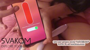 MY FIRST VIDEO MASTURBATING, I GOT TOO EXCITED WITH THE SVAKOM CICI 2 VIBRATOR
