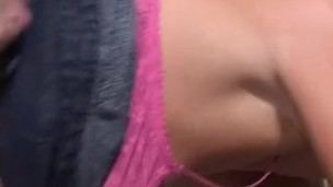 Blondie deep throats stud's cock then fucks him in bed